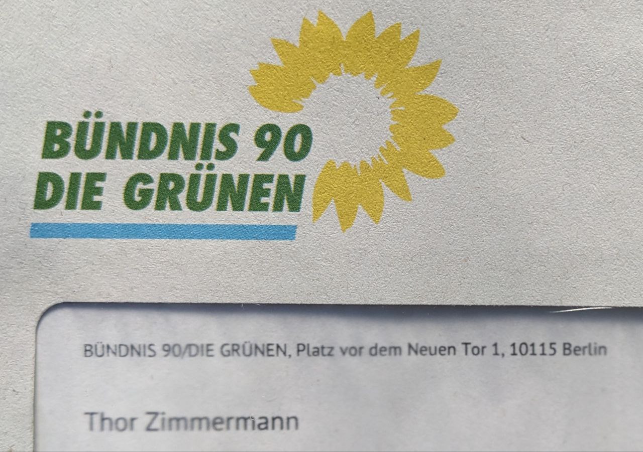 Thor Zimmermann Die Grünen